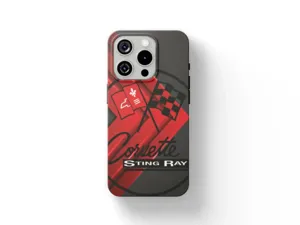 Chevrolet Corvette Étui Téléphone Style Sport Racing
